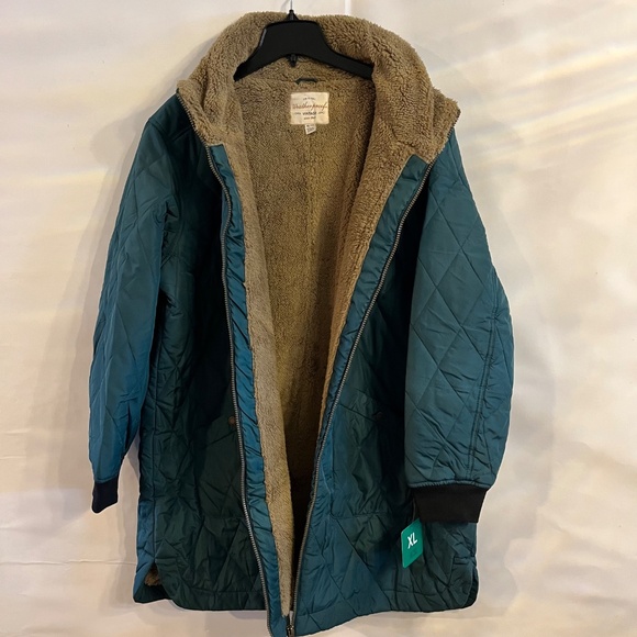 Womens original Weatherproof Vintage Jacket with Pockets Green Size XL NWT - Picture 3 of 11